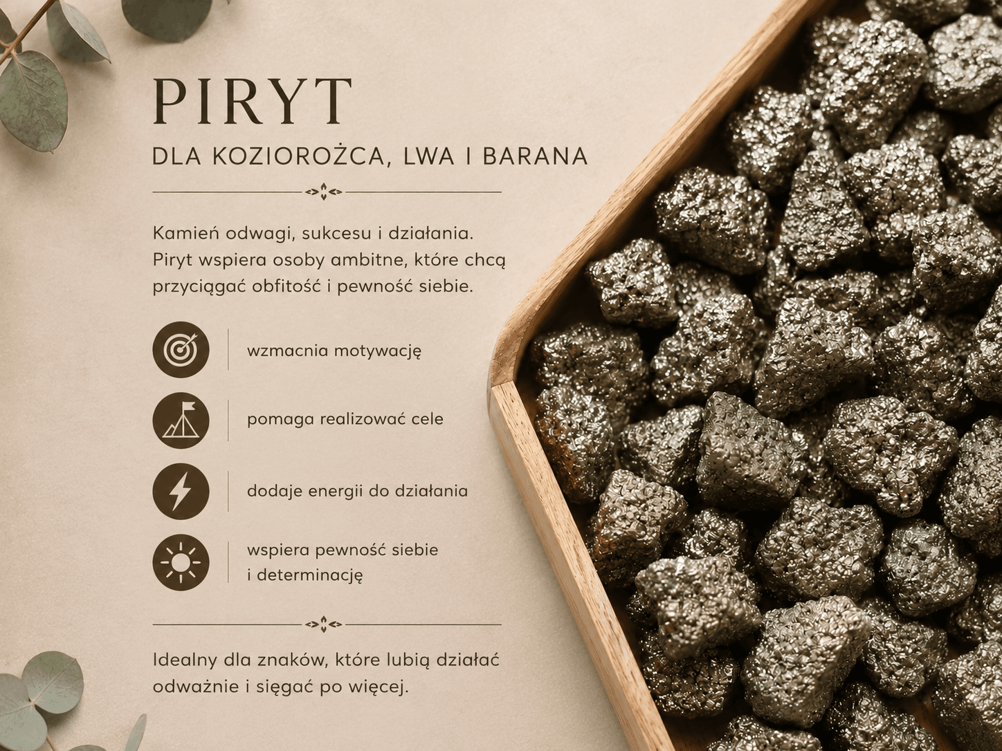 Piryt - naturalny kamień obfitości i ochrony - View 1