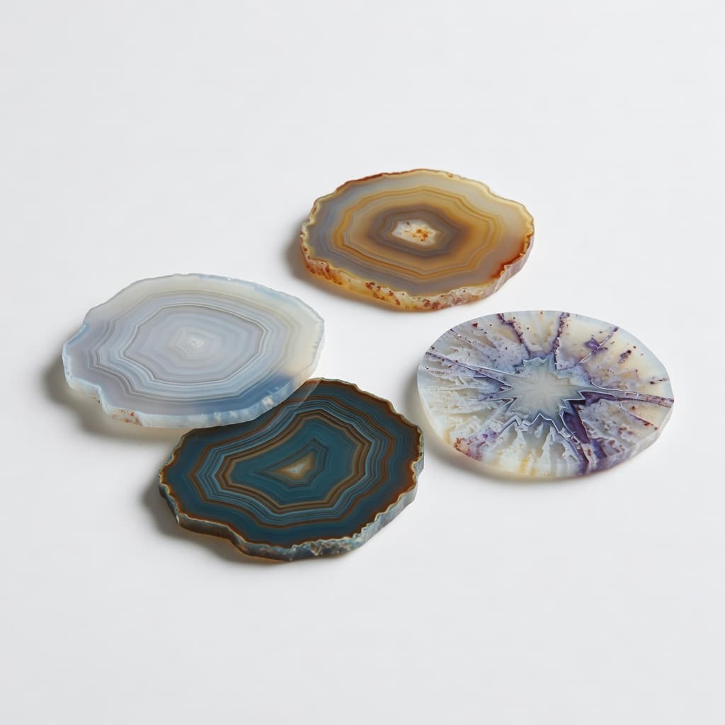 Agate Slice Coasters - View 1